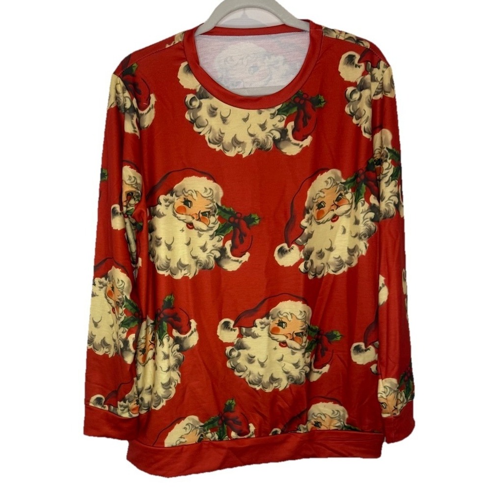 Unique Pullover Fearless Santa Sweater Sz XL Unisex
